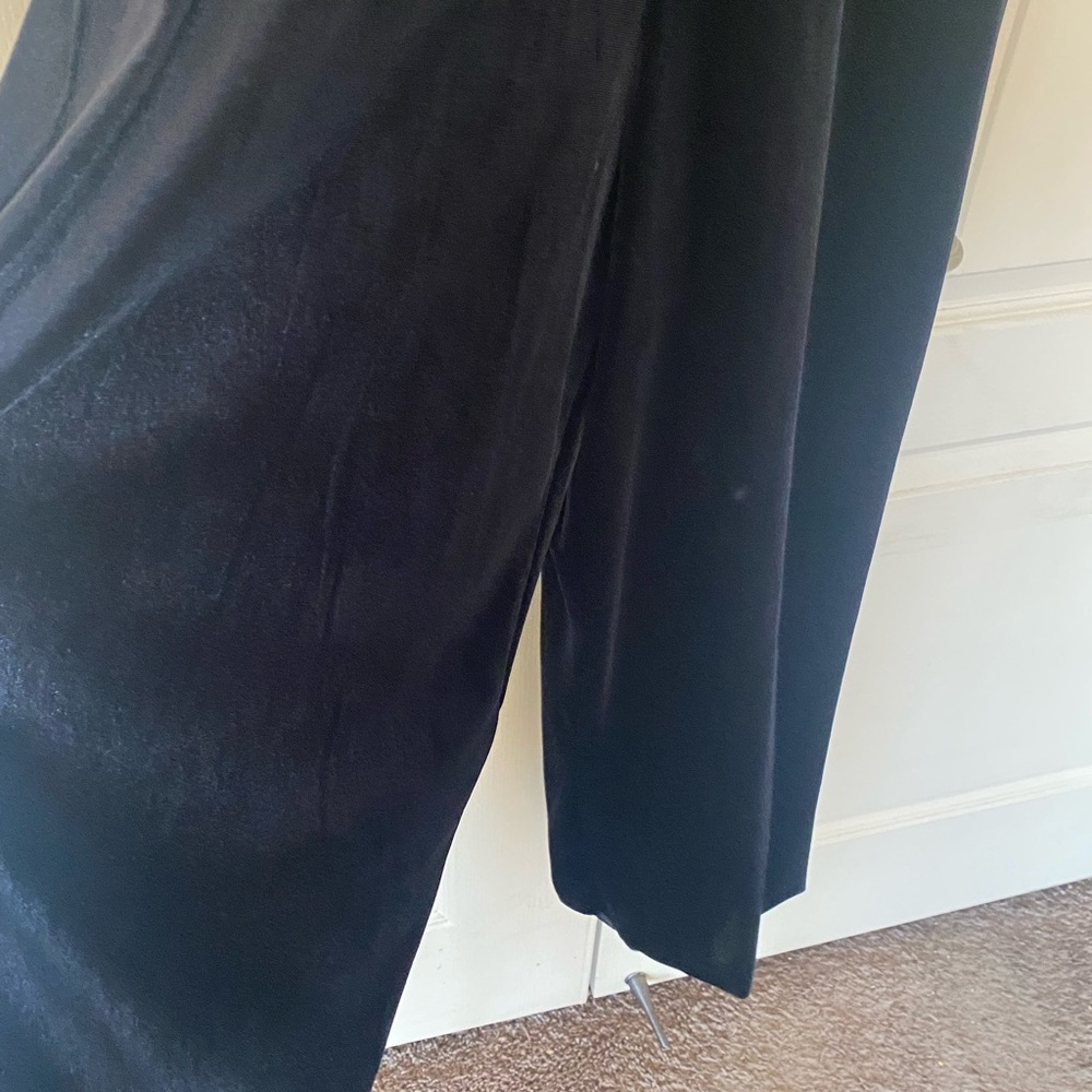A New Day Black Velvet Halter Wide-Leg Jumpsuit Women’s Medium (New with Tags) - Picture 6 of 6